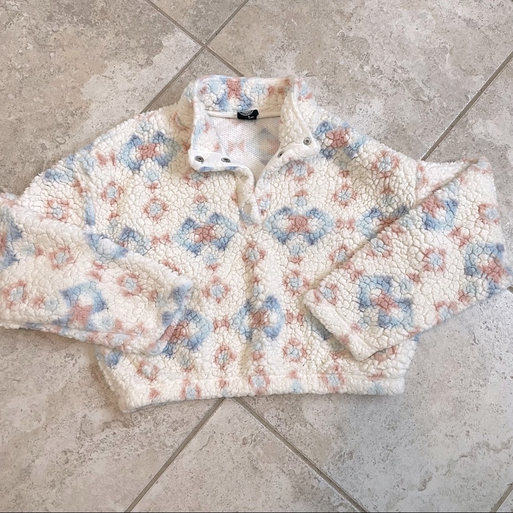 Pacsun Cropped Sherpa